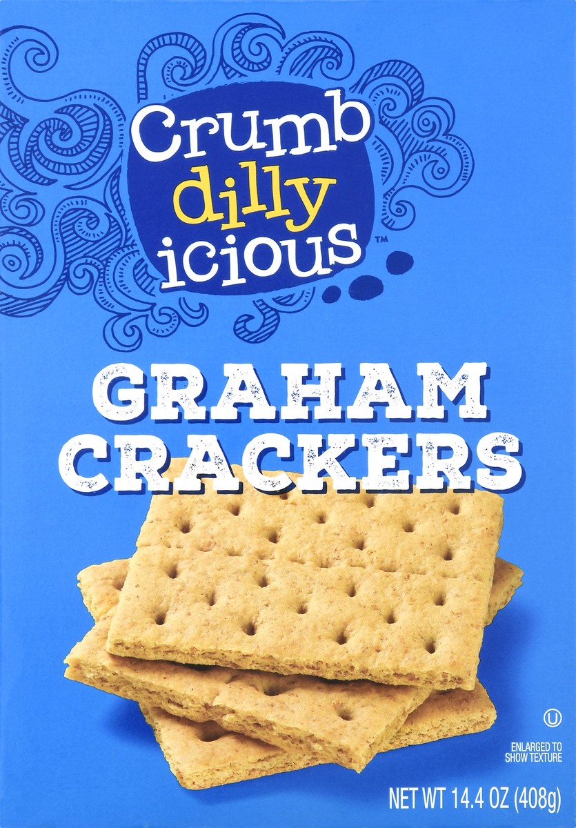 slide 9 of 10, Crumbdillyicious Graham Crackers, 14.4 oz