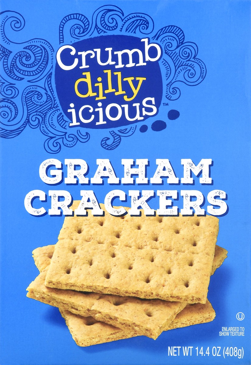 slide 10 of 10, Crumbdillyicious Graham Crackers, 14.4 oz