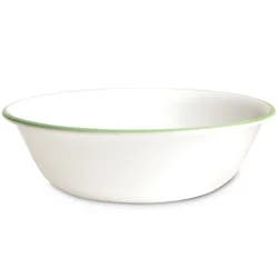 Corelle Vitrelle Classic Spring Blossom Green 18-oz Soup/Cereal Bowl