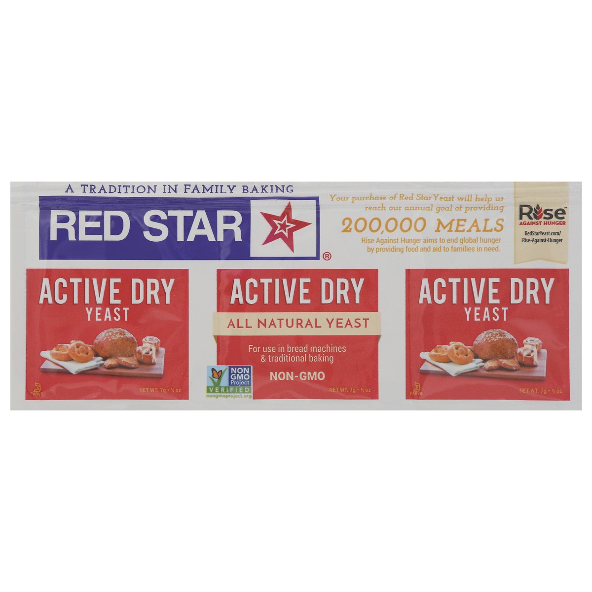 slide 10 of 15, Red Star Active Dry Yeast 0.25 oz, 0.75 oz