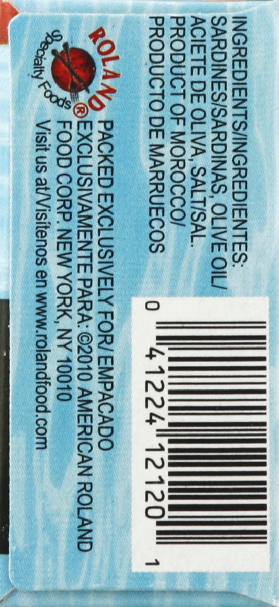 slide 2 of 5, Roland Sardines 4.375 ea, 4.38 ct