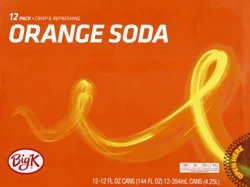 Big K Caffeine Free Orange Soda - 12 ct; 12 fl oz