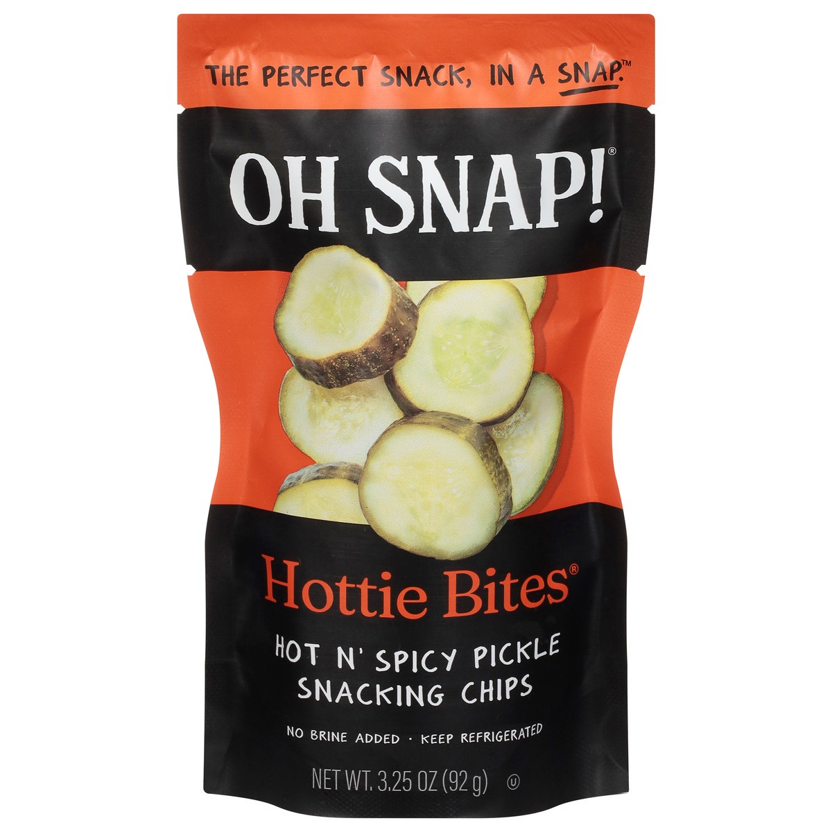 slide 1 of 21, Oh Snap! Pickling Co. Hottie Bites Pickles 3.25 fl oz, 3.25 fl oz