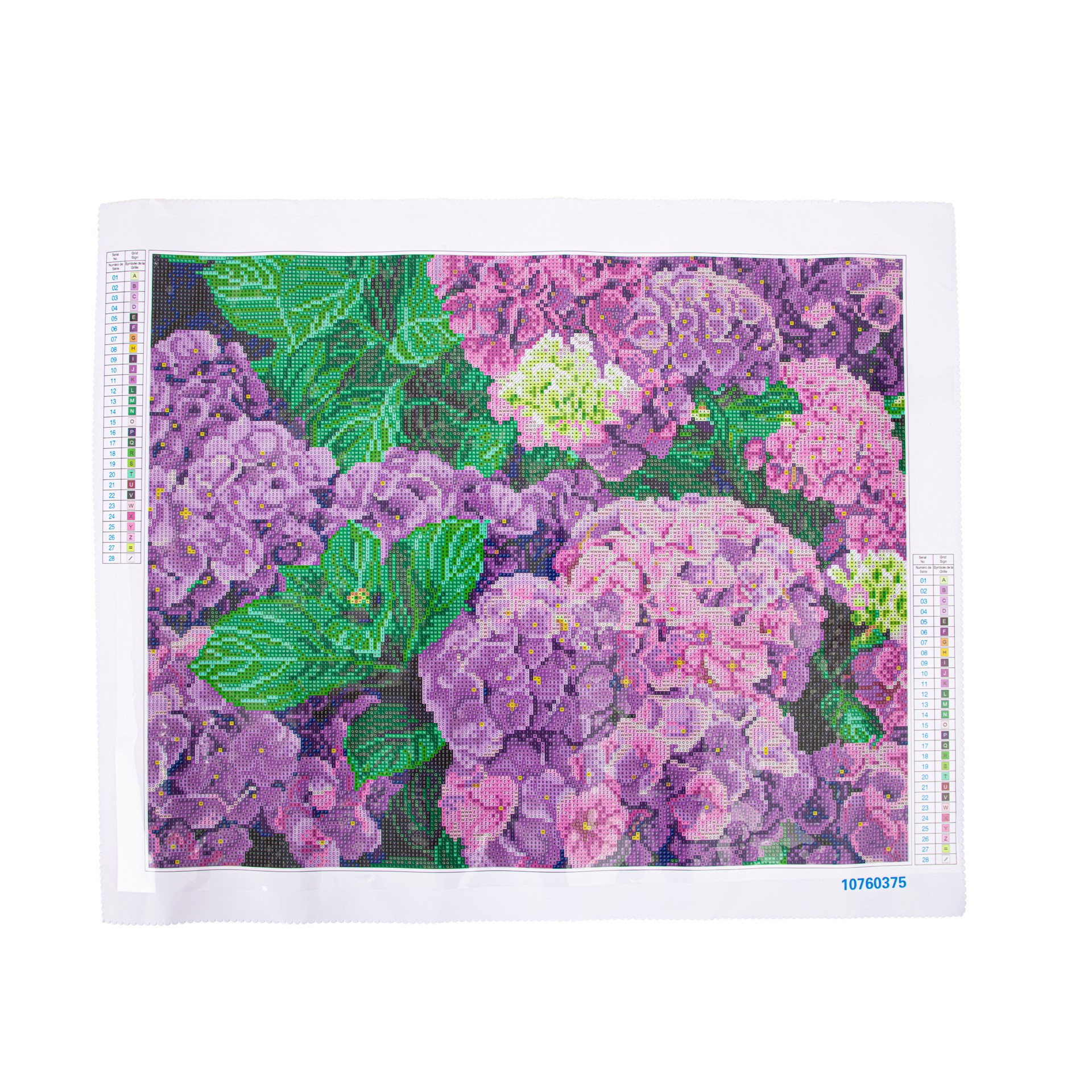 slide 4 of 5, Hydrangea Square Diamond Art Kit By Make Market, 16 in x 20 in