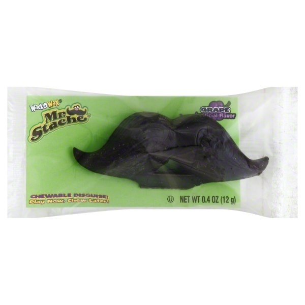 slide 1 of 1, Concord Wax Mustache Candy, 0.4 oz