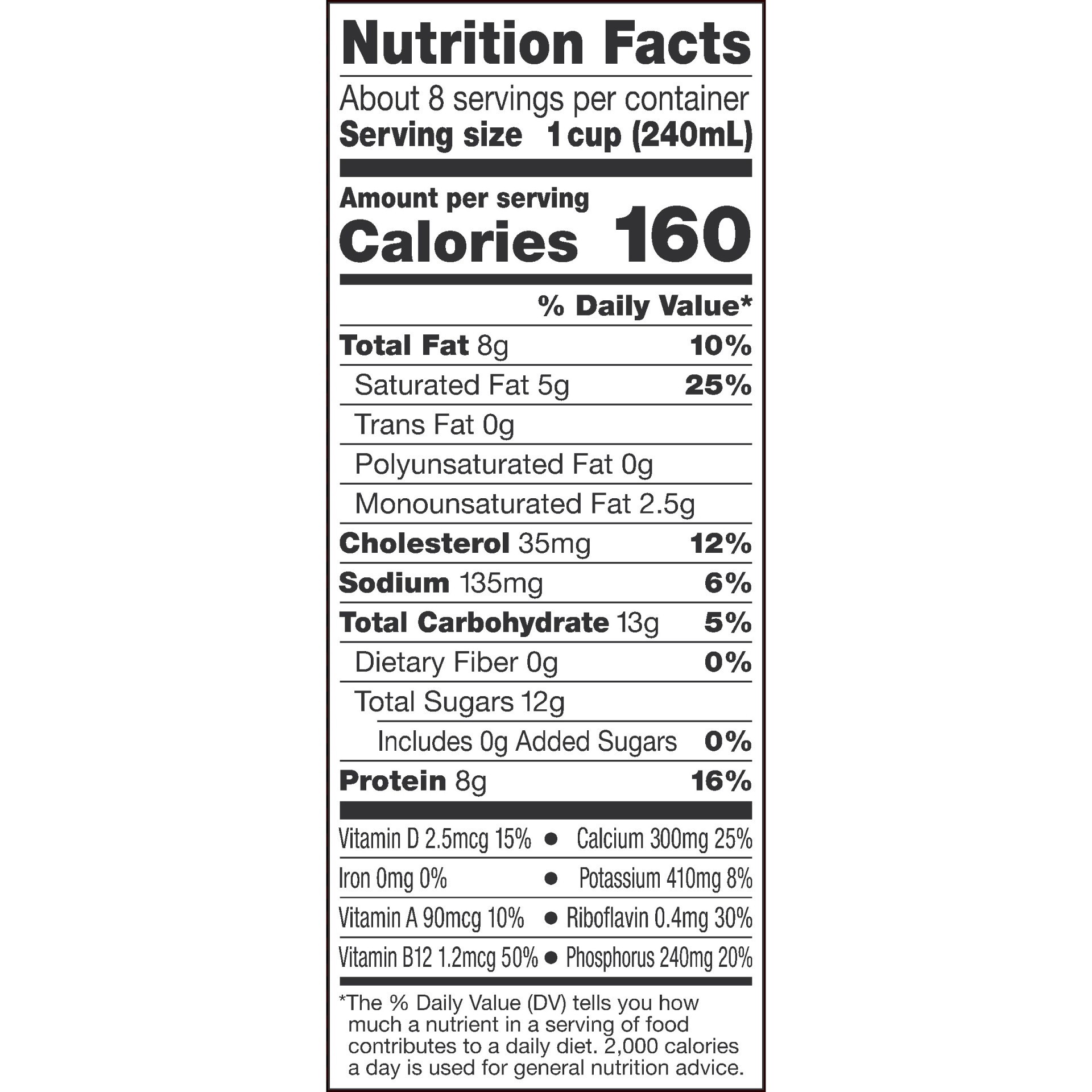 slide 6 of 8, Horizon Organic DHA Omega-3 Whole Milk, 64 fl oz Half Gallon Carton, 64 fl oz