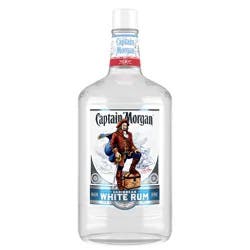 Captain Morgan White Rum, 1.75 L Glass Bottle