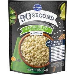 Kroger 90 Second Cilantro Lime Rice