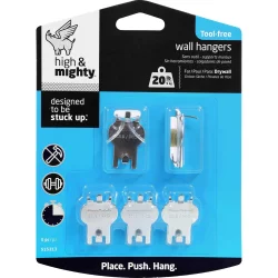 High & Mighty Decorative Hooks Silver