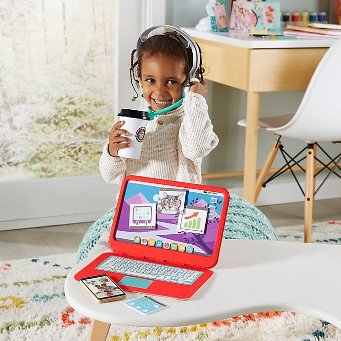 slide 4 of 5, Fisher-Price Work From Home Office Playset, 1 ct