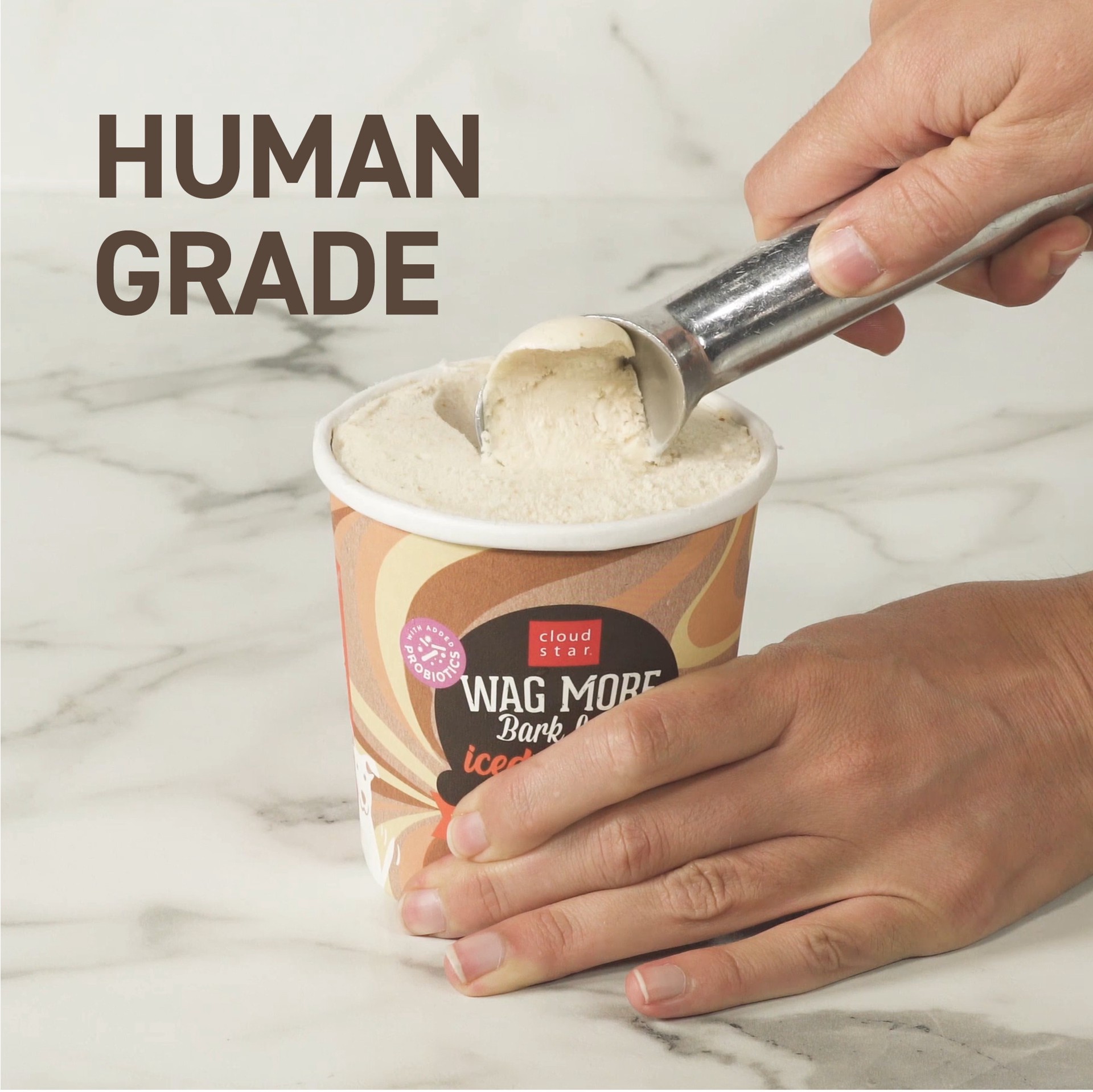 slide 6 of 8, Cloud Star Wag More Bark Less Iced Dog Treat, Peanut Butter, 12 oz. Tub, 12 oz