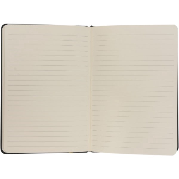 slide 3 of 3, Eccolo Style Journal With Pen Holder, 6"" X 8"", Narrow Rule, 256 Pages, Black, 1 ct