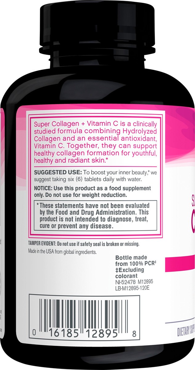 slide 5 of 6, NeoCell Super Collagen Plus Vitamin C - Tablet, 120 Count, 1 Bottle, 120 ct