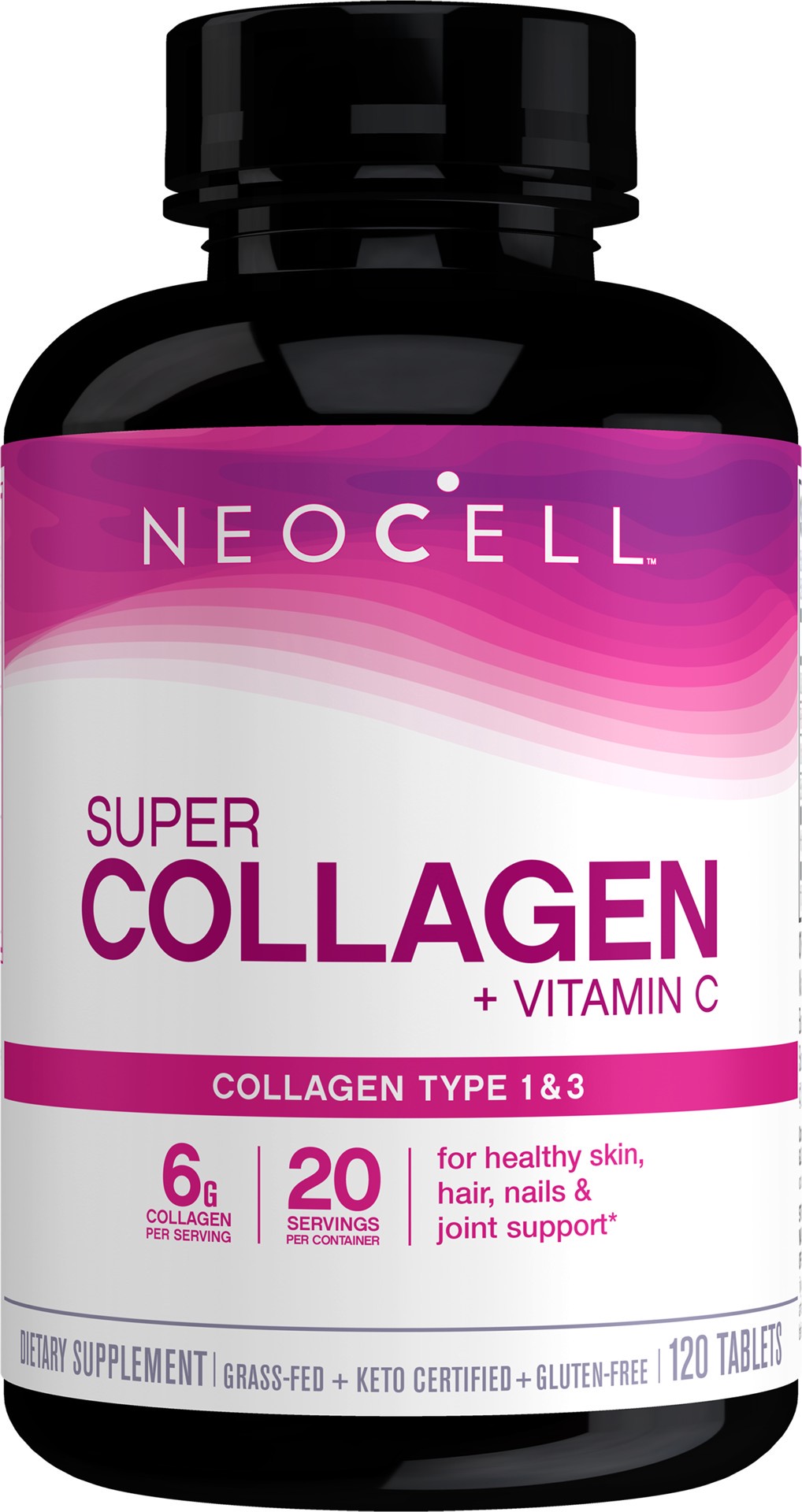 slide 1 of 6, NeoCell Super Collagen Plus Vitamin C - Tablet, 120 Count, 1 Bottle, 120 ct