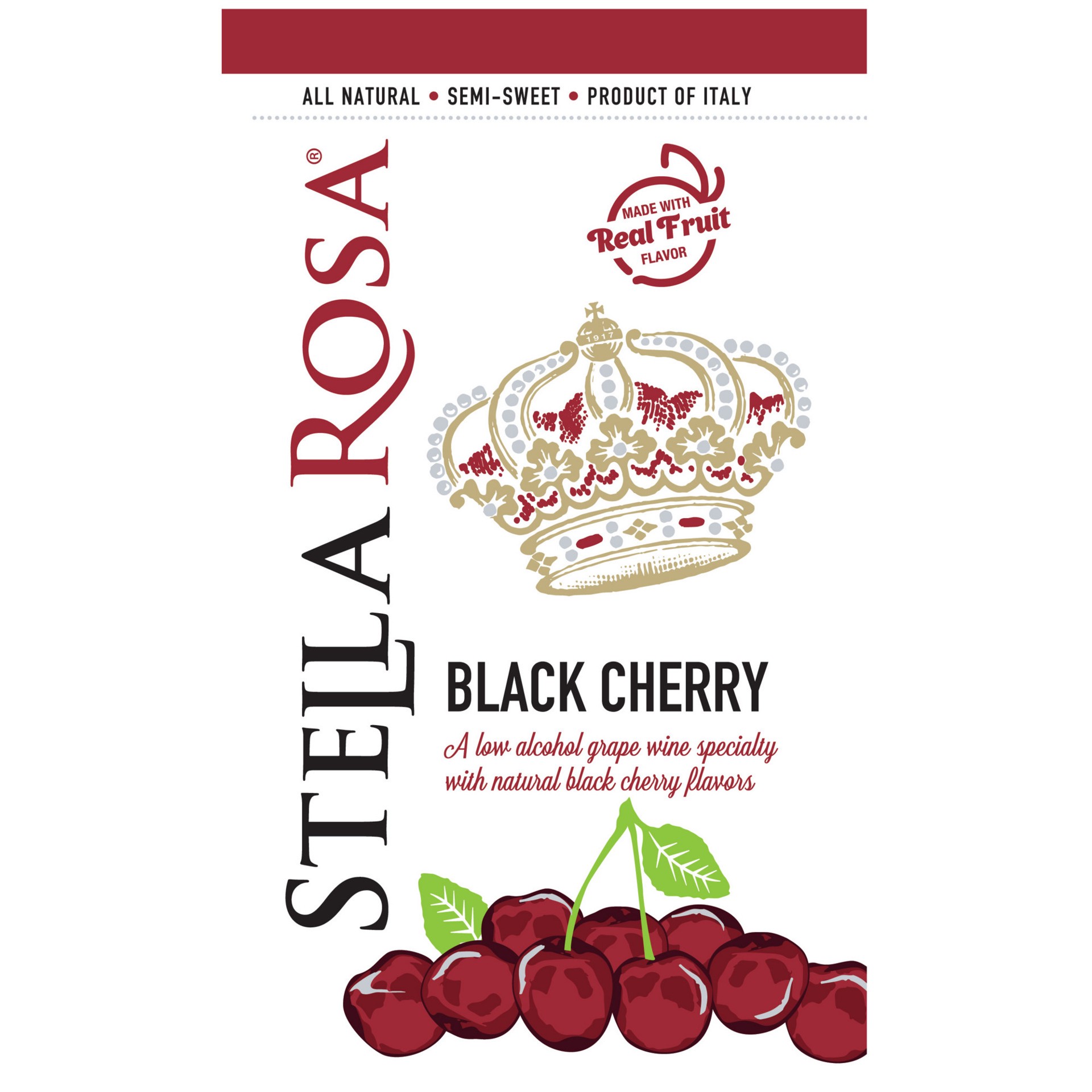 slide 10 of 10, Stella Rosa Black Cherry Semi-Sweet Red Wine 2Pk/250 ml, 250 ml