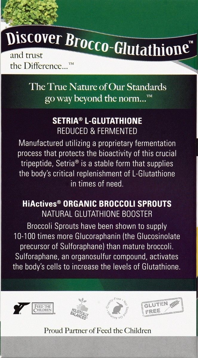 slide 2 of 4, Nature's Answer Natures Answer Brocco-Glutathione, 60 ct