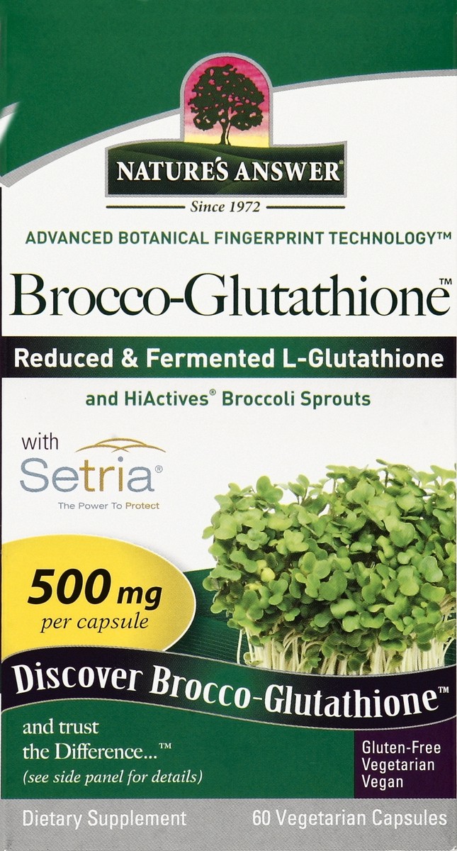 slide 4 of 4, Nature's Answer Natures Answer Brocco-Glutathione, 60 ct