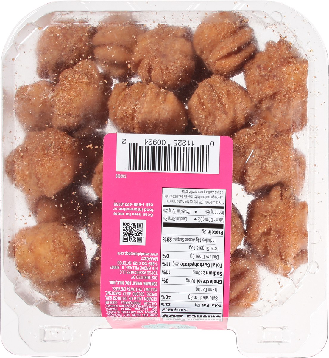 slide 10 of 14, Sweet P's Bake Shop Donut Bites, Churro - 12 oz, 