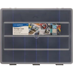 Project Partners Plastic Storage Box - Clear/Black