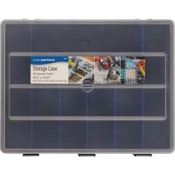 Project Partners Plastic Storage Box - Clear/Black