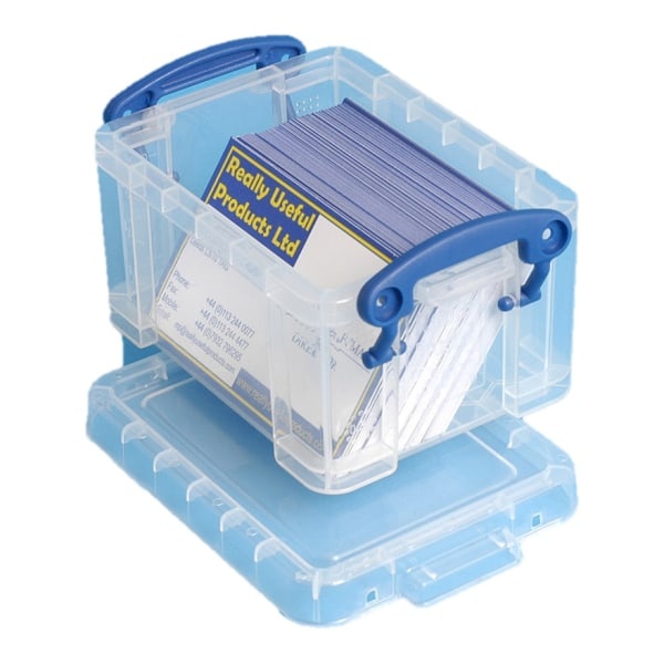 slide 1 of 1, Really Useful Boxes Really Useful Box Plastic Storage Box, Clear, 1 ct