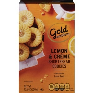 slide 1 of 1, CVS Gold Emblem Lemon Creme Shortbread Cookies, 10.6 oz; 300 gram