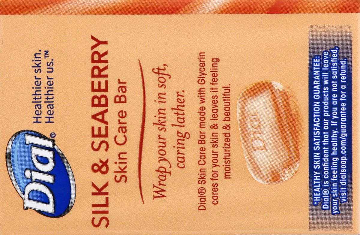 slide 6 of 10, Dial Gentle Cleansing Silk & Seaberry Skin Care Bar 3 ea, 3 ct