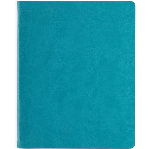 slide 1 of 1, Eccolo Flexi Journal, 8"" X 10"", 256 Pages, Teal, 1 ct