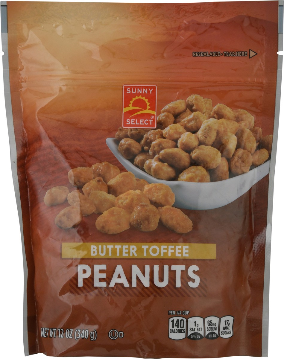 slide 1 of 12, Sunny Select Butter Toffee Peanuts 12 oz, 12 oz