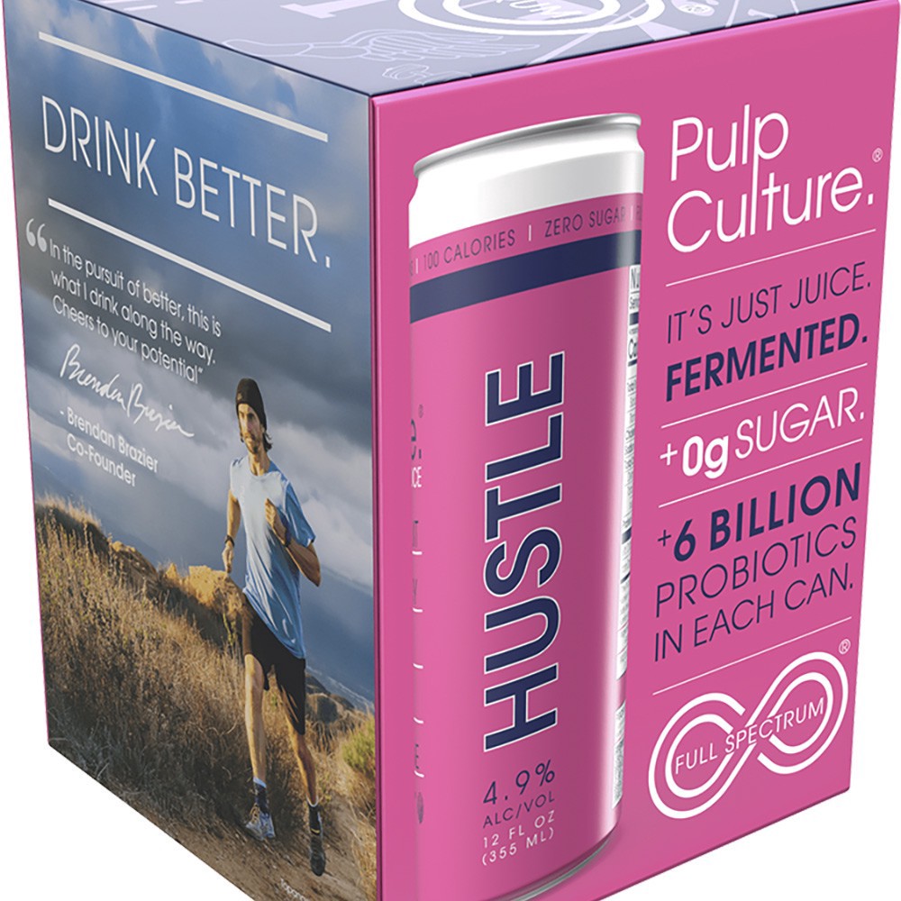 slide 1 of 1, Pulp Culture Hustle, 4 ct; 12 oz