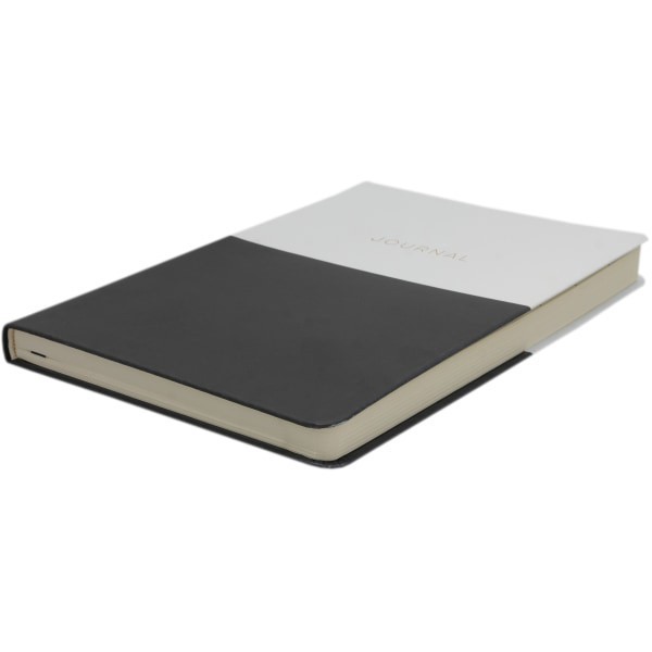 slide 2 of 3, Eccolo Style Journal, 6"" X 8"", 256 Pages, Black & White/Ivory, 1 ct