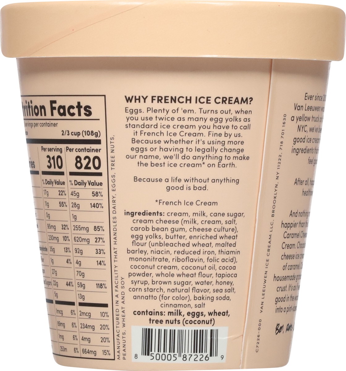 slide 9 of 9, Van Leeuwen Chocolate French Ice, 14 fl oz
