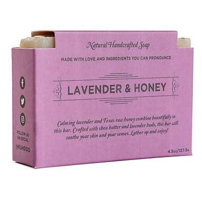 slide 1 of 1, Kuhdoo Lavender & Honey Bar Soap, 4.5 oz