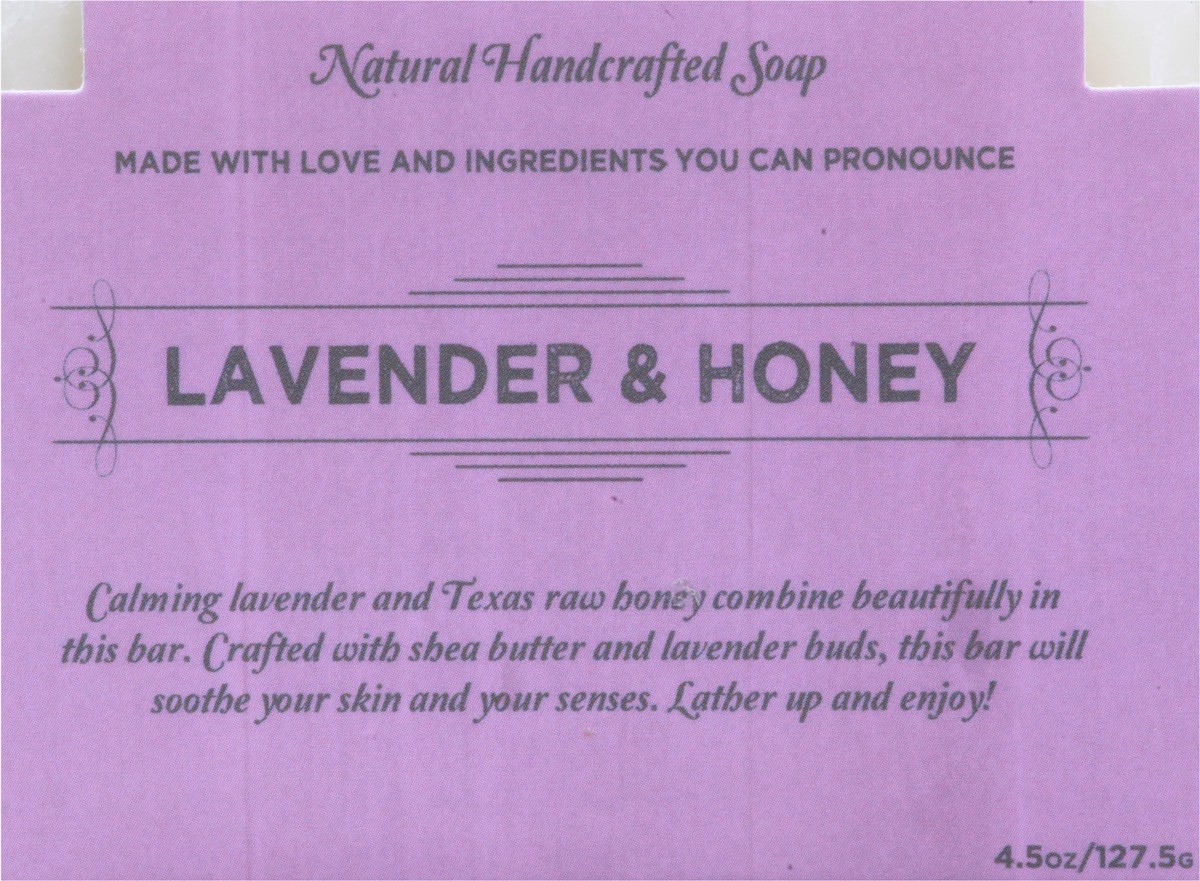 slide 4 of 9, Kuhdoo Natural Handcrafted Lavender & Honey Soap 4.5 oz, 4.5 oz