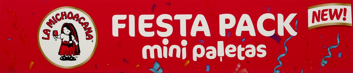 slide 6 of 12, La Michoacana Mini Paletas Fiesta Pack Ice Cream Bars 12.0 ea, 12 ct