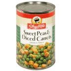 slide 1 of 1, ShopRite Peas/Diced Carrots, 15 oz