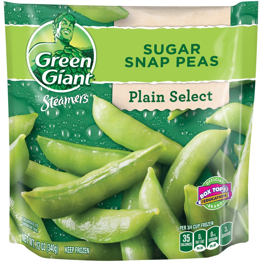 slide 1 of 1, Green Giant Sugar Snap Peas Steamers, 12 oz