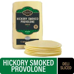 Private Selection® Grab and Go Hickory Smoked Provolone Cheese Deli Sliced, 1 lb