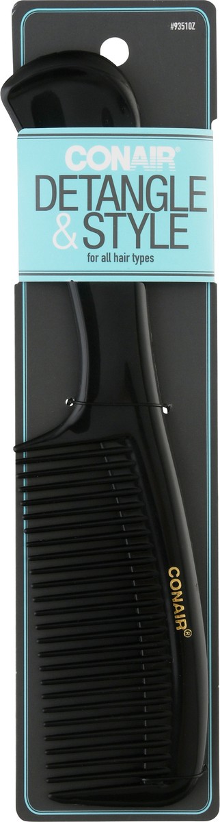 slide 7 of 10, Conair Hard Rubber Super Comb, 1 ct