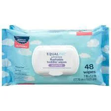 Equaline Scented Toddler Wipe Flushabl