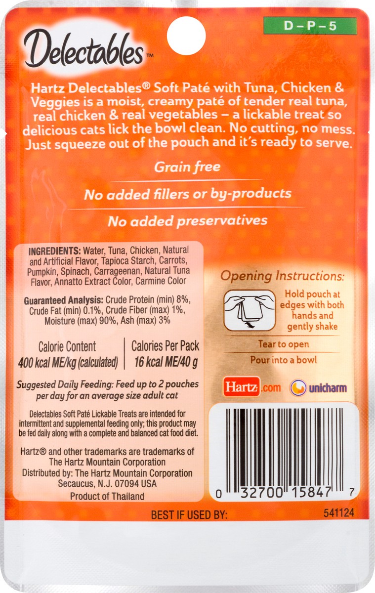 slide 12 of 12, Delectables With Tuna, Chicken & Veggies Lickable Treat 1.4 oz, 1.4 oz