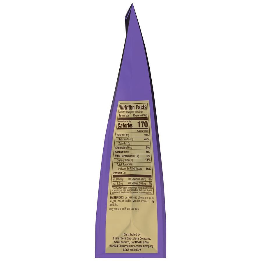 slide 2 of 4, Ghirardelli, Intense Dark Chocolate Squares, 72% Cacao, 10.5 Oz, 10.5 oz