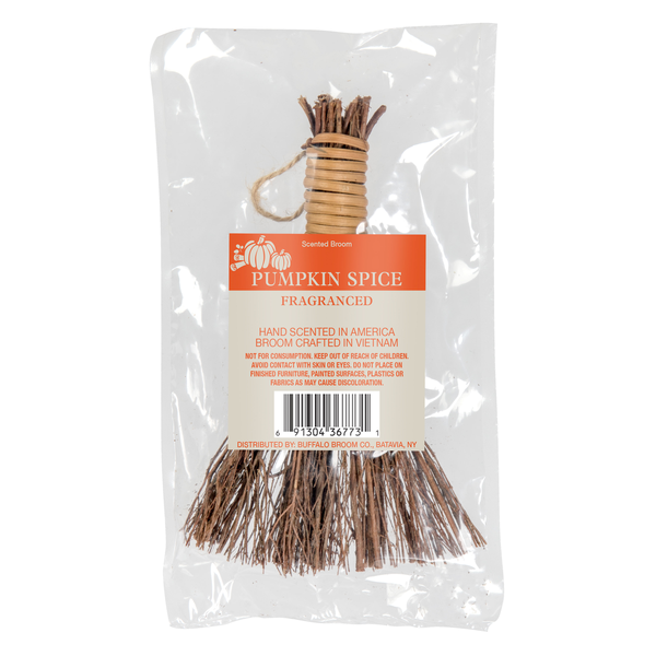 slide 1 of 1, Pumpkin Spice Scented Air Freshener Brooms 6 Inch, 1 ct