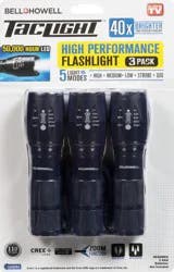 Bell + Howell Taclight High Performance Flashlight 3 Pack