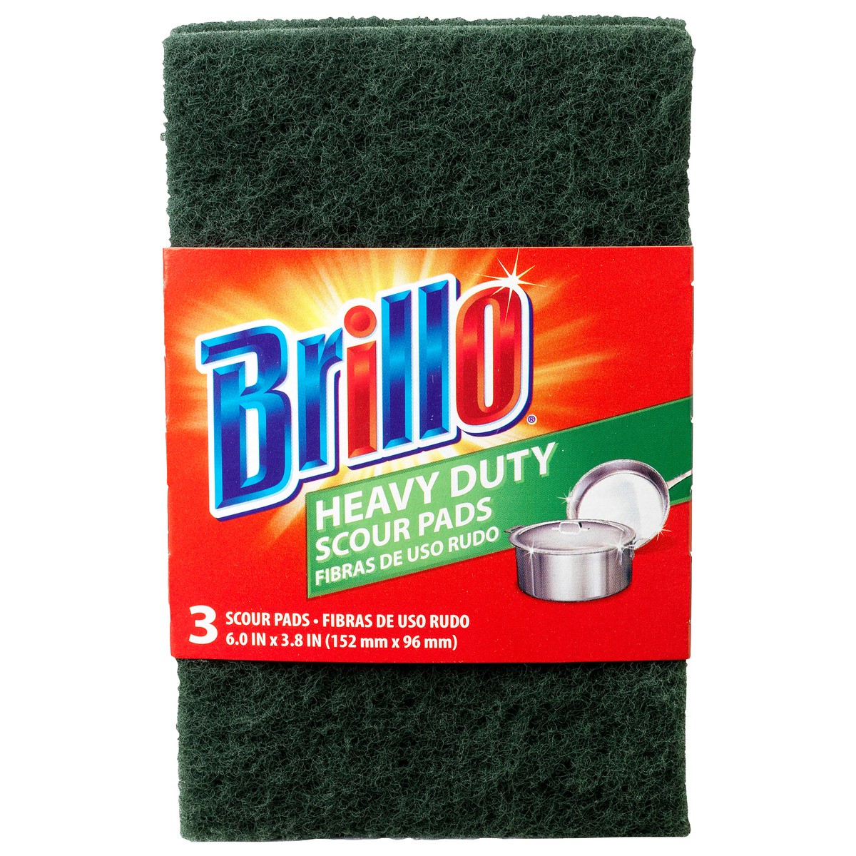 slide 2 of 2, Brillo 3Pk Scouring Pads, 3 ct