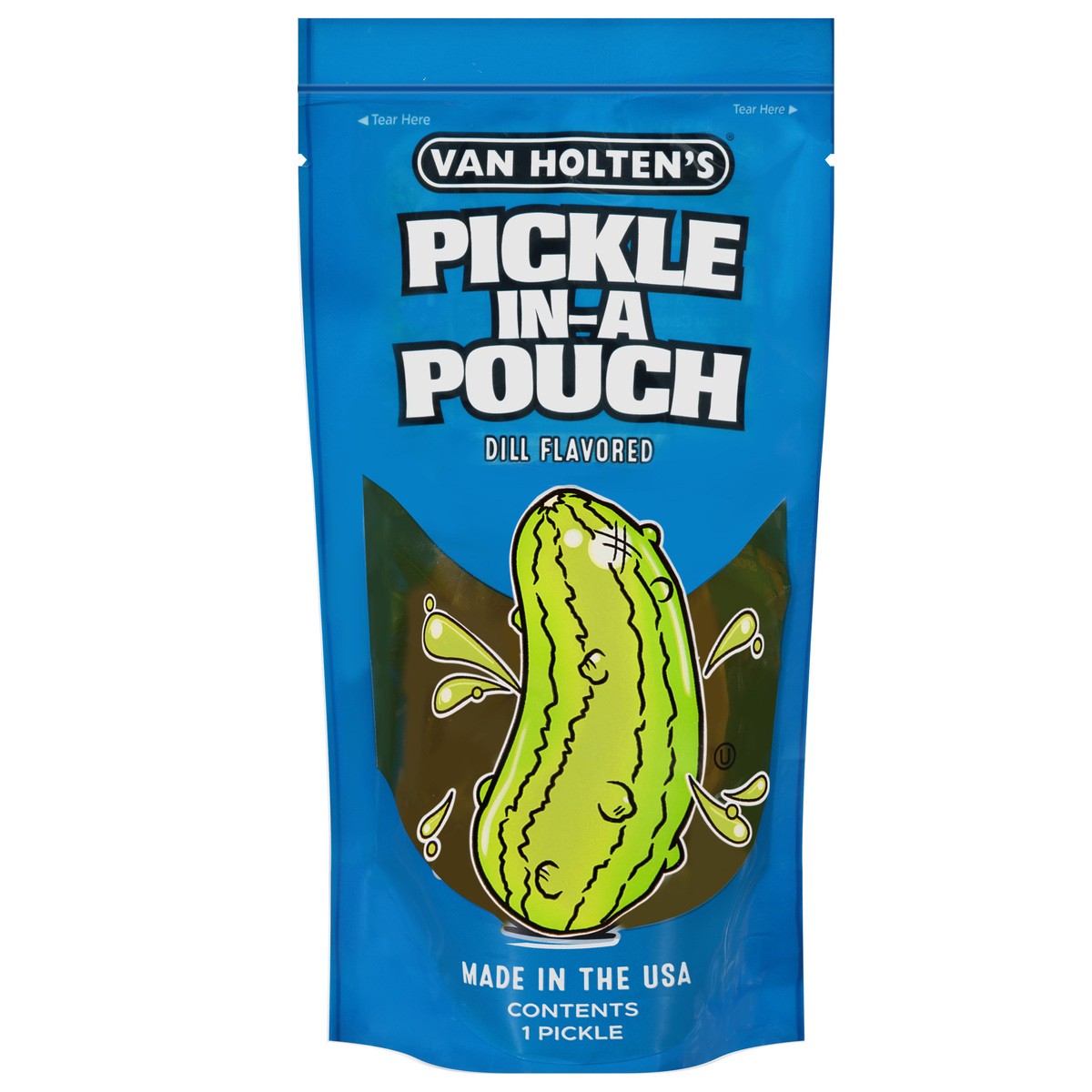 slide 1 of 13, Van Holten's Dill Flavored Pickle-in-a-Pouch 1 ea, 1 ct