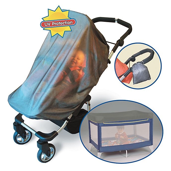 slide 1 of 1, Jolly Jumper Solar Safe Stroller and Playard Net, 1 ct