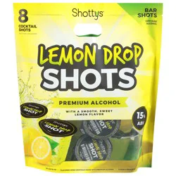 Shottys Lemon Drop Cocktail Shots - 8 x 50 ml