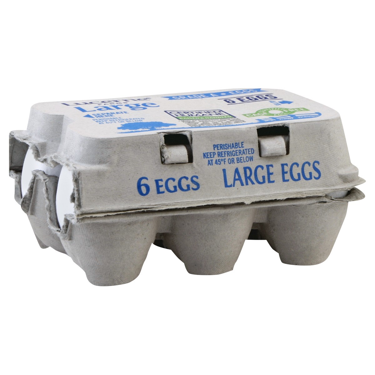 slide 5 of 6, Lucerne Dairy Farms Cage Free Large Shell Eggs, 6 ct