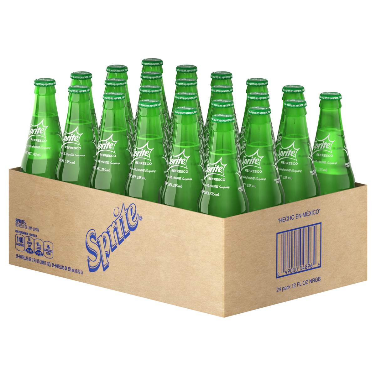 slide 9 of 9, Sprite Mexico Lemon Lime Soda Soft Drinks, 355 mL, 24 Pack, 288 fl oz